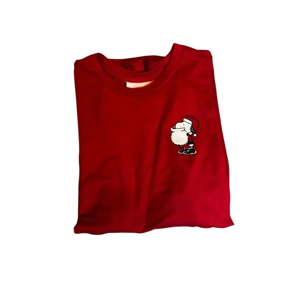 Munki Munki Snoopy Santa Holiday Pajama Sets Unisex couples matching pjs S & M - Picture 5 of 16